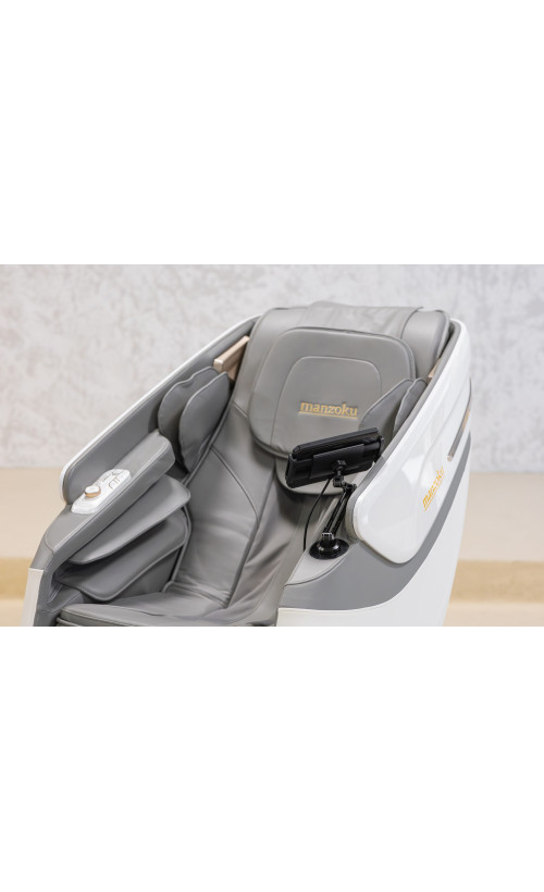 Крісло масажне Manzoku Taiko Ultrasound White