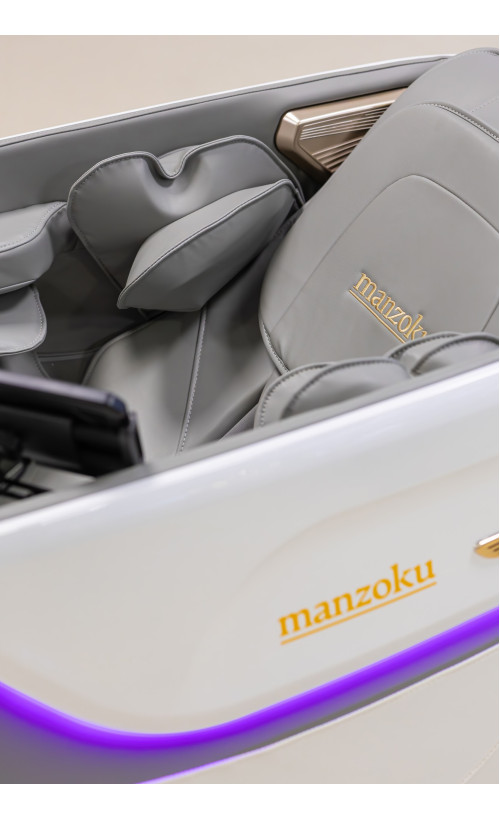 Крісло масажне Manzoku Taiko Ultrasound White