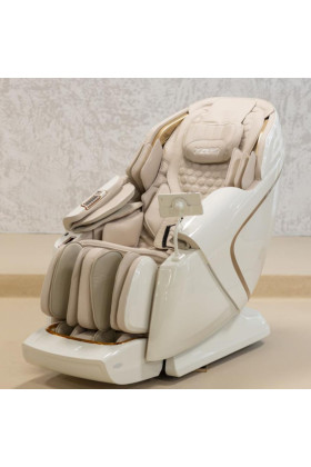 Масажне крісло XZERO LX 200 Light Luxury White-1 каретка.