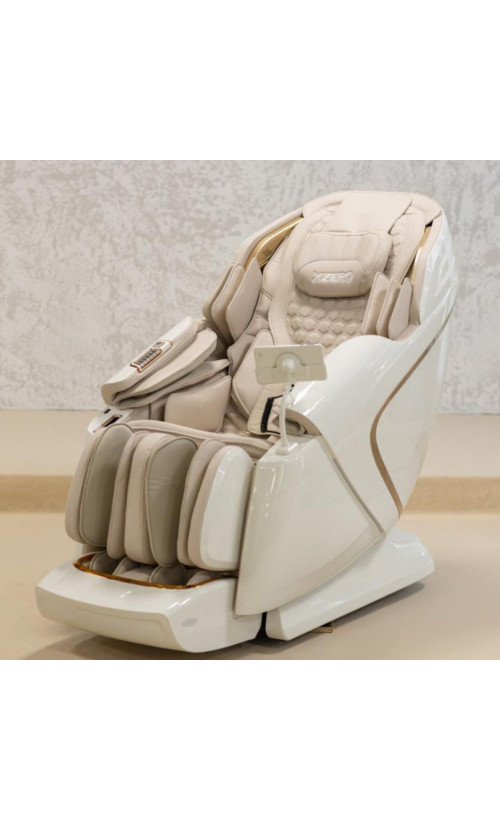Масажне крісло XZERO LX 200 Light Luxury White-1 каретка.