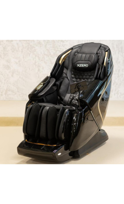 Масажне крісло XZERO LX 200  Light Luxury Black-1 каретка.