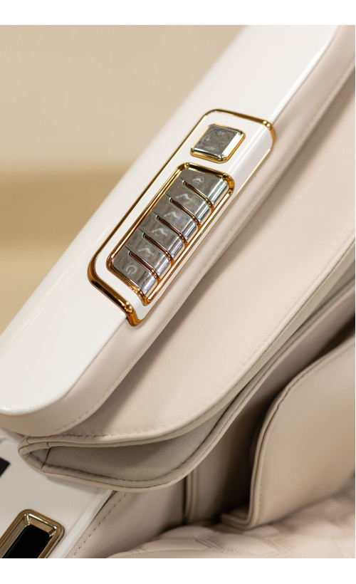 Масажне крісло XZERO LX 200 Light Luxury White-1 каретка.
