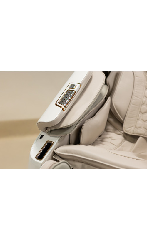 Масажне крісло XZERO LX 200 Light Luxury White-1 каретка.