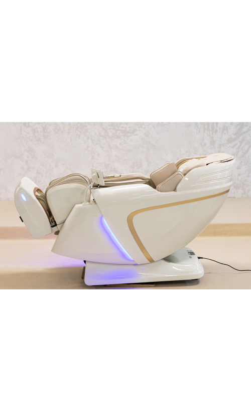 Масажне крісло XZERO LX 200 Light Luxury White-1 каретка.