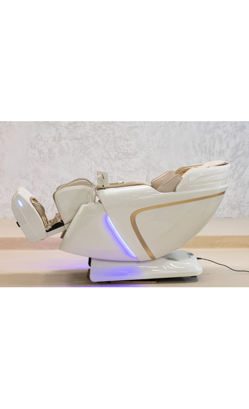 Масажне крісло XZERO LX 200 Light Luxury White-1 каретка.