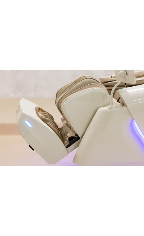 Масажне крісло XZERO LX 200 Light Luxury White-1 каретка.
