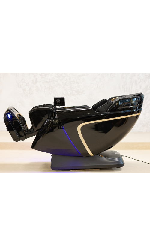 Масажне крісло XZERO LX 200  Light Luxury Black-1 каретка.