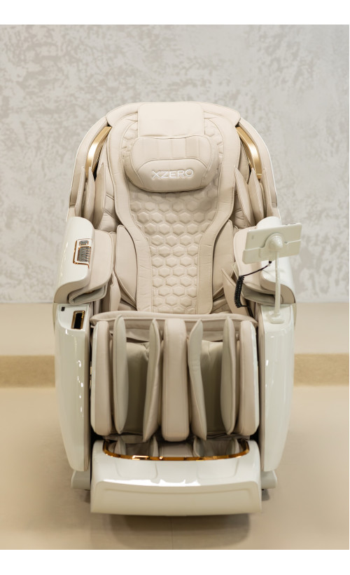 Масажне крісло XZERO LX 200 Light Luxury White-1 каретка.