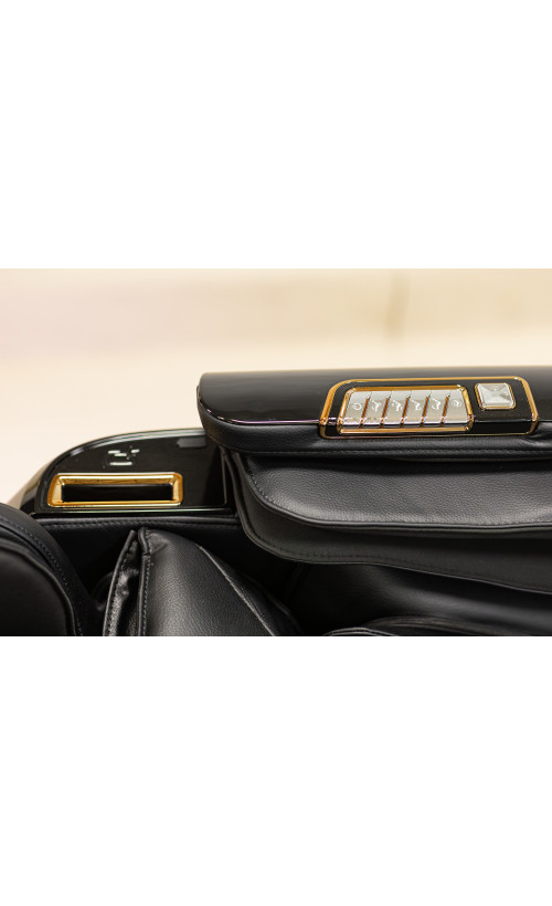Масажне крісло XZERO LX 200  Light Luxury Black-1 каретка.