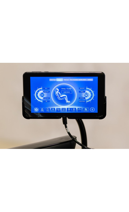 Масажне крісло XZERO LX 200  Light Luxury Black-1 каретка.