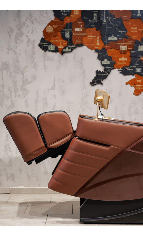 Крісло масажне Manzoku Credo Brown 3D