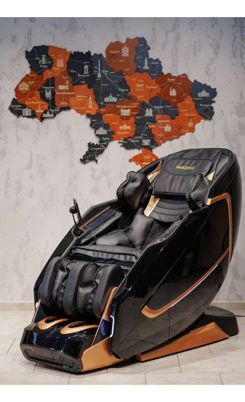 Масажне крісло Manzoku Helios Black